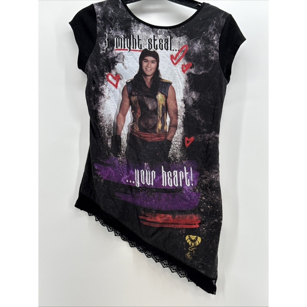 Descendants‎ Shirt Nightgown Jay "I Might Steal Your Heart" Size Medium 10-12